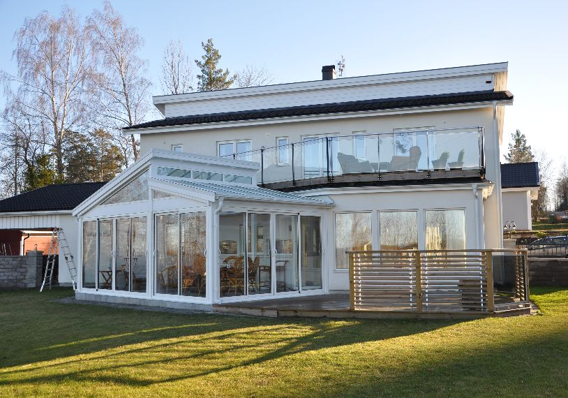 Bygga uterum & Glasa in Veranda