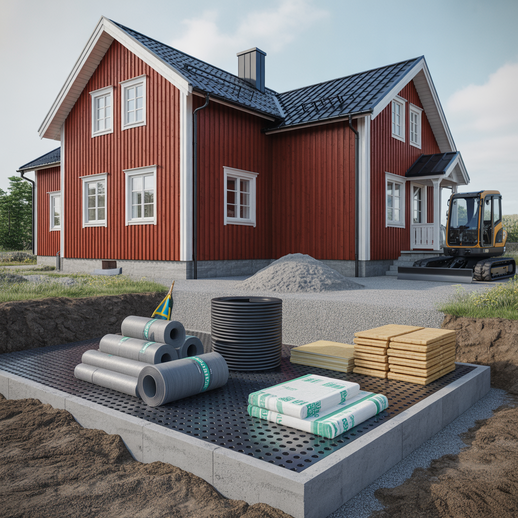 dranering runt hus kostnad 2025 metoder och material