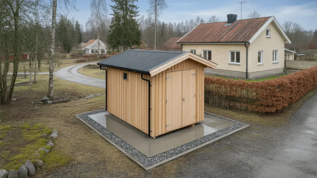 bygga soprum milj hus hemma placering m tt bygglov och kostnad